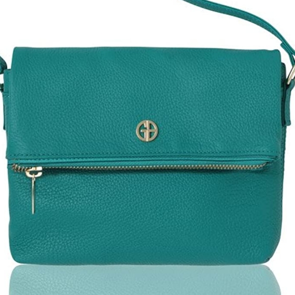 Giani Bernini Pebbled Leather Crossbody Bag - Picture 3 of 14